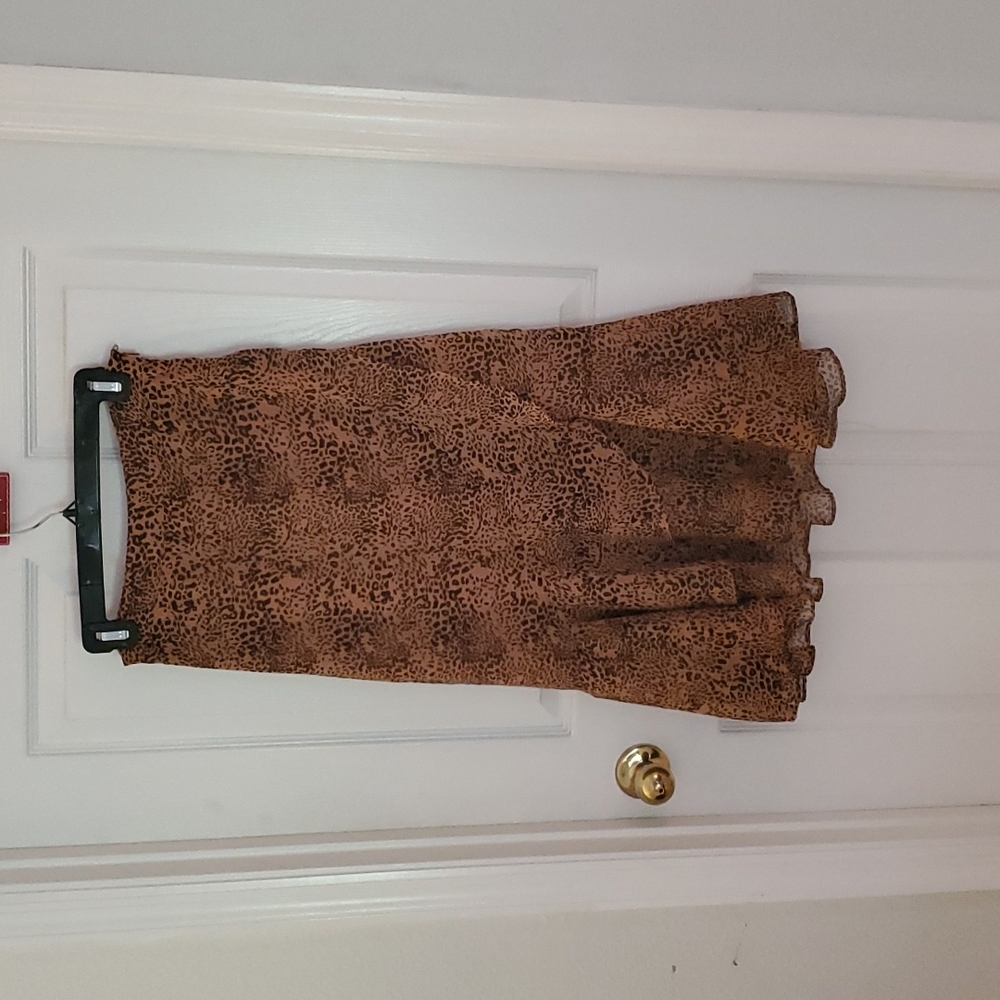 Womens Cheetah Print Skirt